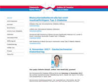 Tablet Screenshot of diabetesstiftung.ch
